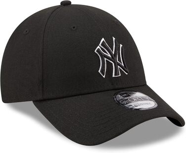 Кепка New Era New York Yankees MLB Pop Outline чорного кольору, регульована, розмір універсальний