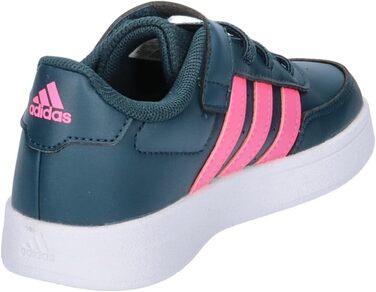 Кросівки adidas Breaknet Lifestyle Court для дітей та дорослих, білі, рожеві, чорні (36 2/3 EU)