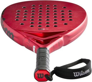 Дитяча падельна ракетка Wilson Bela Junior V2, скловолокно/EVA, червона/чорна, 4'