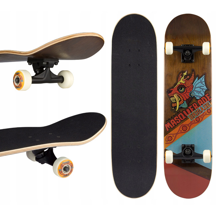Класичний дерев'яний скейтборд Masquerade NIJDAM