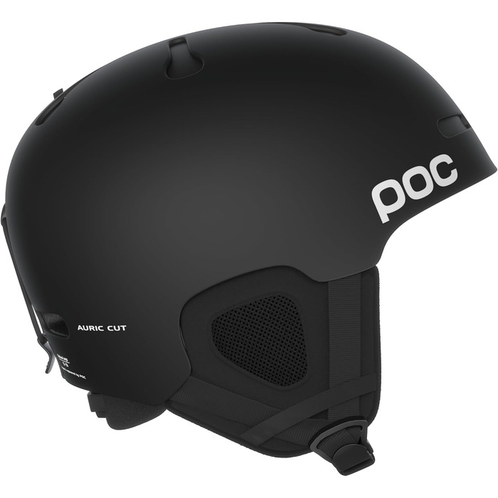 Сноубордичний і лижний шолом POC Auric Cut, чорний матовий, XL-XXL (59-62 см), добре вентильований, адаптивний, для захисту на трасі та поза нею