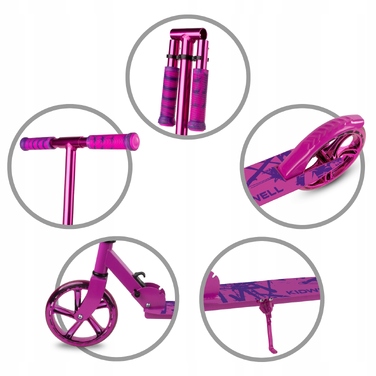 Дитячий самокат Kidwell BLAST, рожевий, 2 колеса