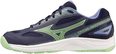 Дитячі кросівки Mizuno Stealth Star 2 Jr для залу, 38 EU, блакитний/техно-зелений, Lolite