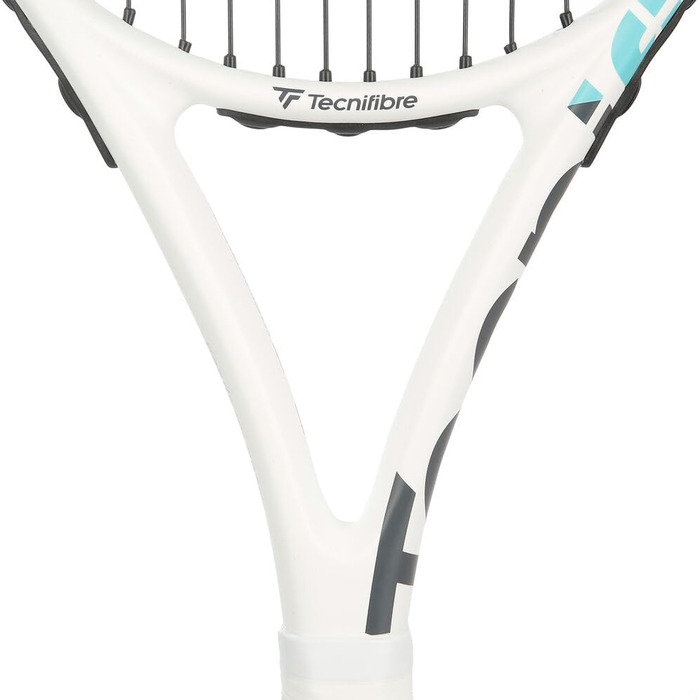 Тенісна ракетка Tecnifibre Tempo 275 г, універсальна, біла, розмір ручки 4 1/4 дюйма, без струн