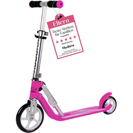 Дитячий алюмінієвий самокат HUDORA Little BigWheel, складаний, регульований, великі колеса, до 100 кг, для дітей від 3 років