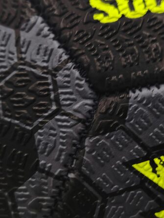 М'яч для вуличної футболу Optimum Unisex – високоякісний, зносостійкий гумовий м'яч, довговічний протектор, ідеальний для бетону та асфальту, для будь-якої погоди, багатокольоровий (5, чорний / жовтий)