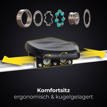 Велоергометр AsVIVA RA14 складний для дому – 13 кг, тиха магнітна система гальмування, 8 рівнів опору, кардіо та силові тренування, мультифункціональний комп'ютер, сумісний з Kinomap App