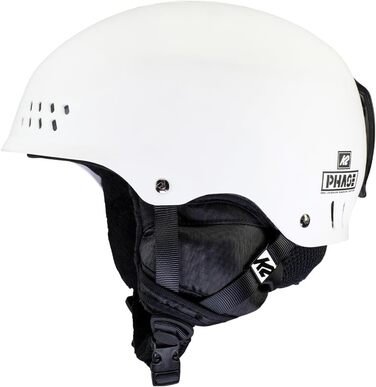 Чоловічий лижний шолом K2 Phase Pro, білий, для сноуборду і лиж, розмір S (51-55 см), захист голови