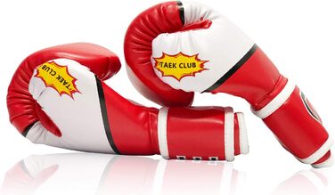 Боксерські рукавички для дітей CKE, 5-12 років, червоні, для тренувань, бокс, кікбоксинг, муай-тай