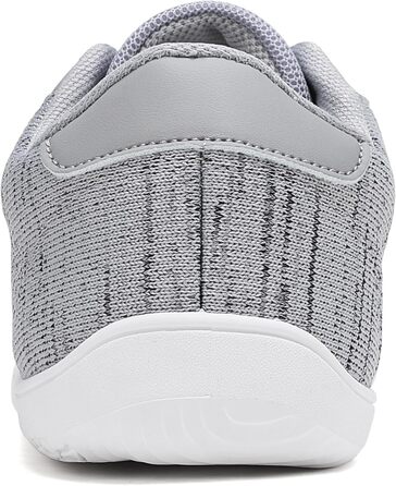 Мінімалістичні босижні кросівки для жінок та чоловіків з широкою переднячкою та нульовим перепадом, легкі та дихаючі. Ідеальні для фітнесу, хайкінгу, бігу та повсякденного носіння (41 EU, широка, сірий 1125)