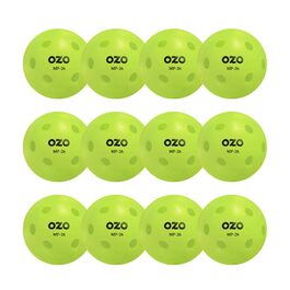 Набір для піклболу OZO з м'ячами для залу Rotational Green Indoor (12 шт.)