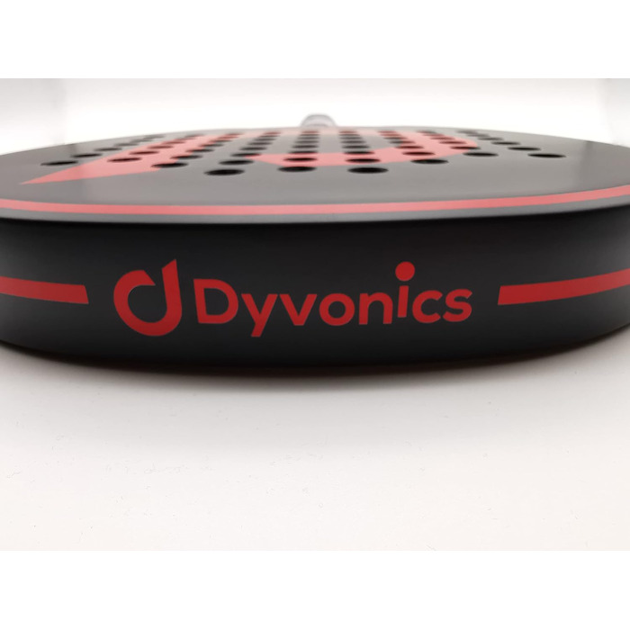 Ракетка для падел Dyvonics Impact чорно-червона, діамантова форма + чохол