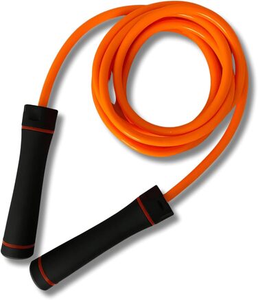 Скакалка Elevate Gravity Heavy Rope 3м, 10мм, обтяжена, для кардіо, схуднення та силових тренувань, з гладкими підшипниками, для дому та вулиці