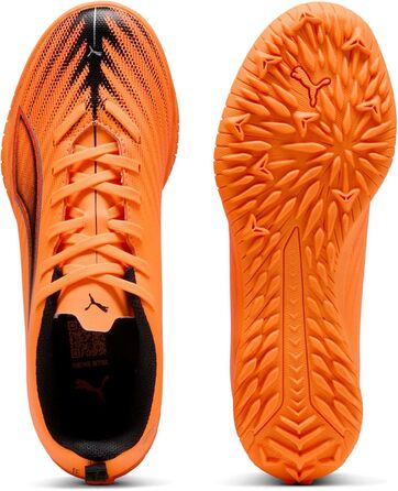 Дитячі футбольні бутси PUMA Ultra 6 Play Tt Jr - Heat Fire (5 UK) - Чорний/Червоний