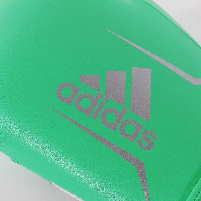Боксерські рукавички adidas Speed 100, 12 oz, зелено-сріблясті