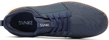 Чоловічі Slip-On кросівки: дихаючі, з шнурівкою, для ходьби, фітнесу, спорту, відпочинку та бізнесу. Розмір 43.5 EU, блакитні