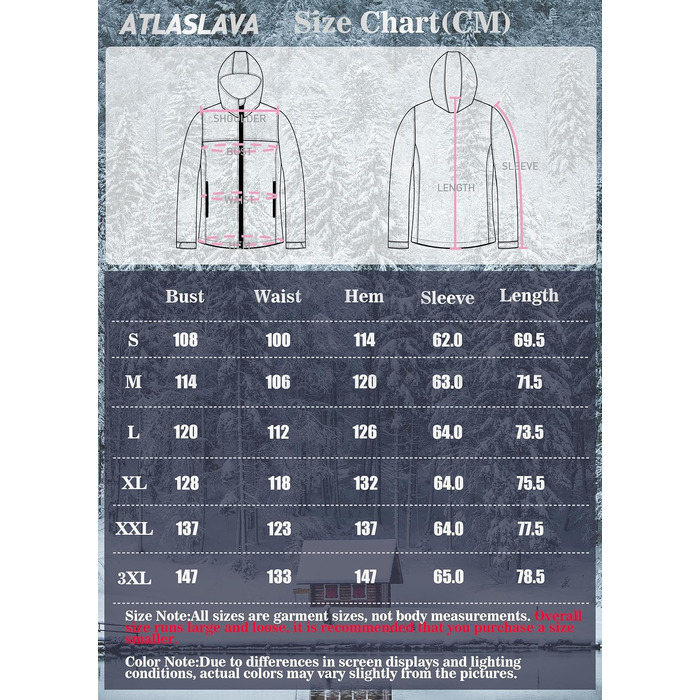 Жіноча куртка Softshell ATLASLAVA з капюшоном, водонепроникна флісова куртка для походів та активного відпочинку, утеплена, чорна, розмір M