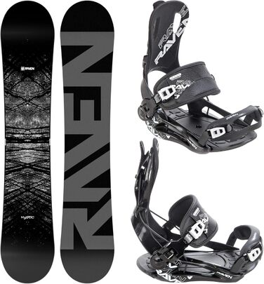 Сноуборд RAVEN Mystic + фіксуючі кріплення Fastec FT360 Black, 150 см + Fastec FT360 Black L