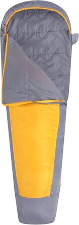 Сплячий мішок Mountain Warehouse Traveller 50 - 220 x 80 x 50 см - вітростійкий, блакитно-зелений, регульована довжина