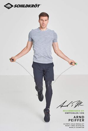 Стрибкове канат Schildkröt з лічильником, чорно-антрацитовий, в коробці чорного/зеленого кольору, 960023