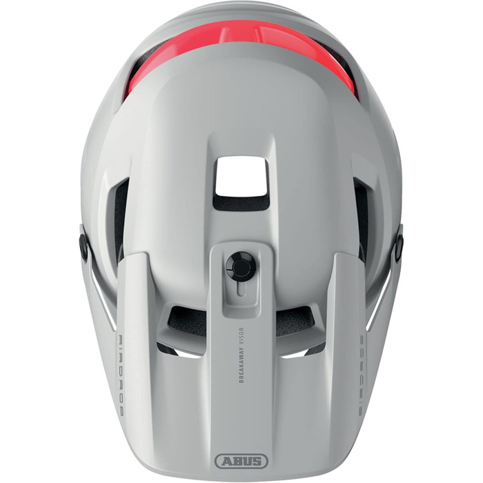 Велосипедний шолом ABUS AirDrop MIPS Fullface для MTB, Downhill, Enduro, оптимізована вентиляція, канал Ambient Sound, для дорослих, розмір L (58-62 см), білий