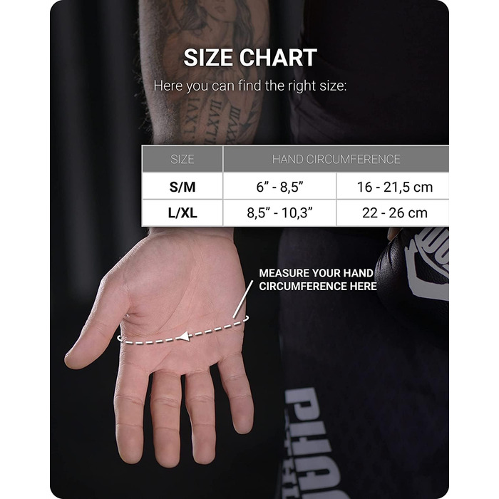 Рукавички боксерські Phantom Apex MMA | Професійні рукавички для спарингу, бою, боксу, фріфайту, чорні S/M