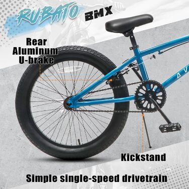 AVASTA Freestyle BMX велосипед для дітей від 5 років, кілька кольорів, початковий рівень