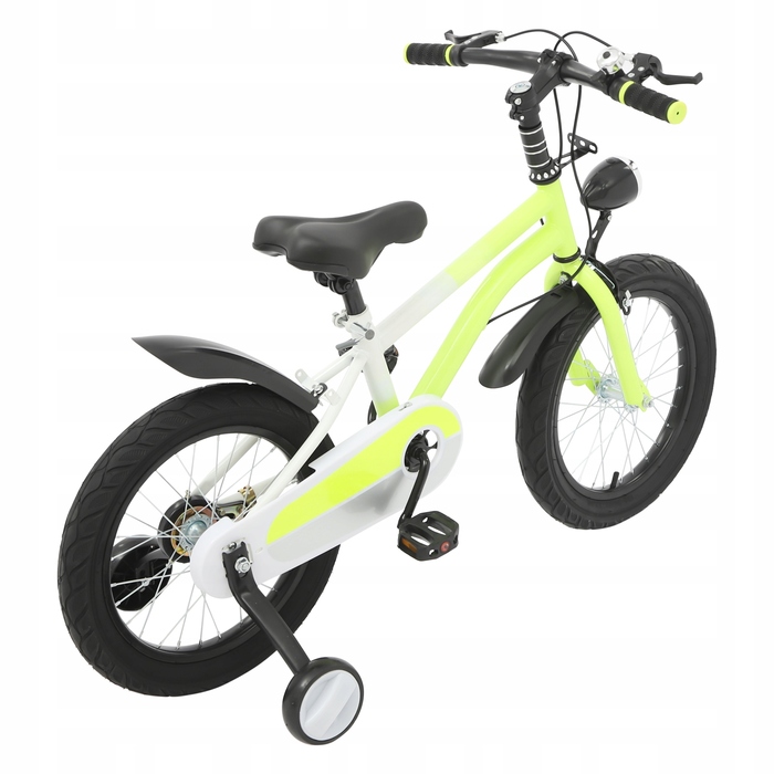 Дитячий велосипед 16 дюймів з підсвіткою та додатковими колесами