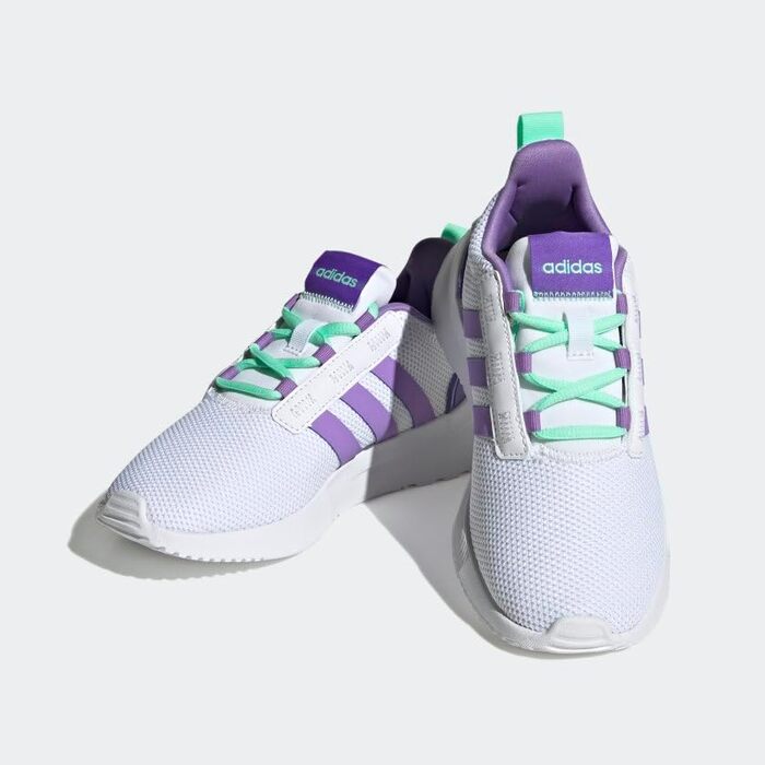 Кросівки для бігу Adidas Fortarun Unisex (36 EU, White Violet Fusion Pulse Mint)