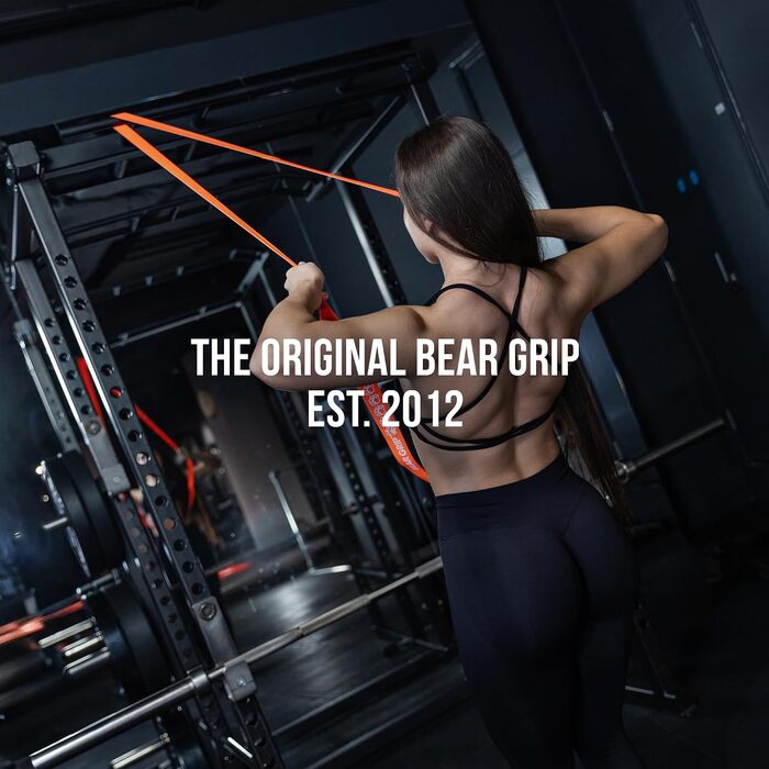 Стрічки для підтягувань Bear Grip: для йоги, мобільності, кросфіту, багатокольорові