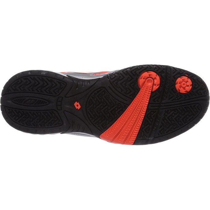 Дитячі тенісні кросівки Lotto Sport RAPTOR EVO JR (30 EU) – кольорові, червоно-срібні