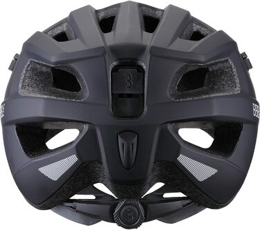 Велошолом BBB Cycling Kite 2.0 для дорослих і дітей, для шосейного та гірського велосипеда, знімний візор, кріплення для LED, розмір S (52-55 см), матовий чорний