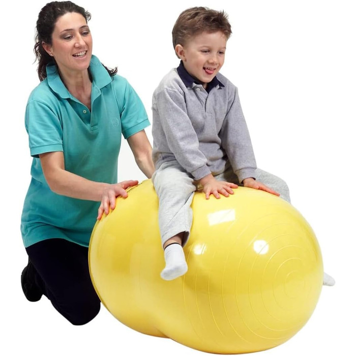 Фітбол GYMNIC Physio Roll для реабілітації, синій м'яч для гімнастики
