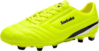 Дитячі футбольні бутси FG для хлопчиків та дівчаток, розмір 31 EU, S2116, лимонно-жовтий колір