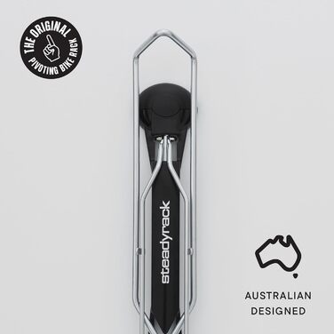 Тримач для велосипеда на стіну Steadyrack Classic Rack - Хромований, вертикальне зберігання