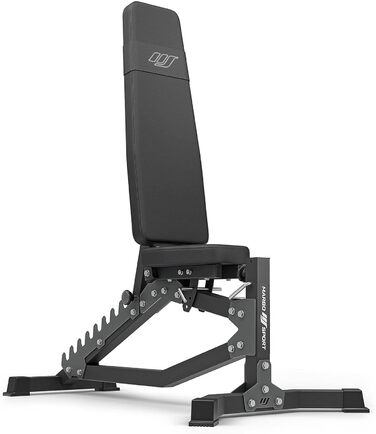 Регульована двостороння лавка для тренувань Marbo Sport MS-L102, чорна або червона, вироблено в ЄС