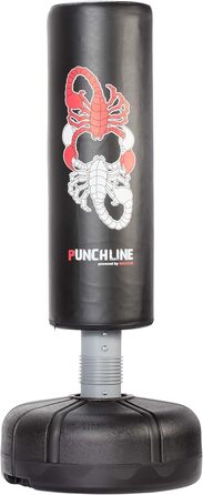 MAXXUS PUNCHLINE Scorpion XXL – стоячий боксерський мішок для дорослих, наповнюваний, 195 см, тренажер для боксу та єдиноборств