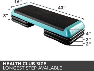 Аеробна платформа The Step Original Health Club з чотирма підставками