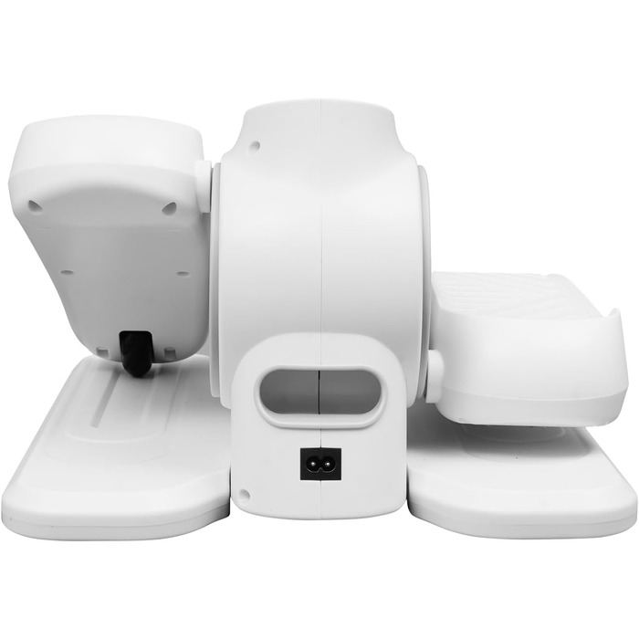 Еліпсотренажер електричний, міні-еліпсотренажер з пультом дистанційного керування та неслизьким килимком, 12 швидкостей, тихий, для офісу, підлітків, людей похилого віку (білий)