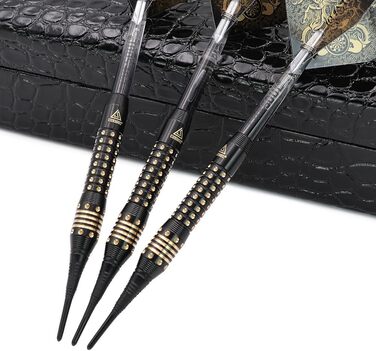 Дартс набір CUESOUL Black Scorpion Deluxe, 16 г, з футляром