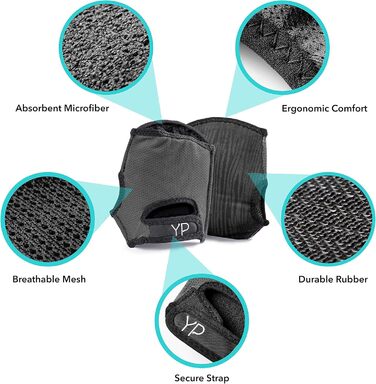 YogaPaws SkinThin нековзкі рукавички для йоги, пілатесу, кросфіту, тренувань, для жінок і чоловіків, для потіючих рук