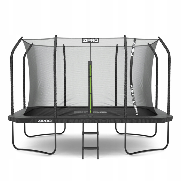 Дитячий садовий батут Zipro прямокутний із внутрішньою сіткою, 8FT x 12FT