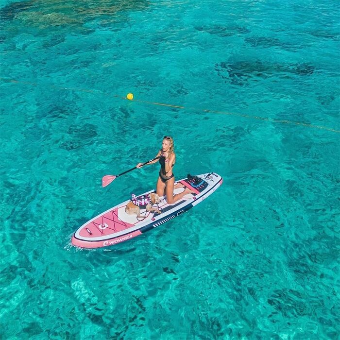 WOWSEA Poseidon P1 Надувне SUP-борд: міцний та стабільний для туризму, подорожей та відпочинку. Комплект iSUP з аксесуарами, підходить для водних занять та релаксу