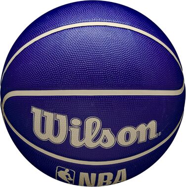 М'яч баскетбольний Wilson NBA DRV Outdoor - розміри 3, 5, 6, 7 (індиго/бежевий)