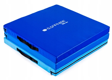 Гімнастичний килимок Sapphire, синій, 180 см х 60 см