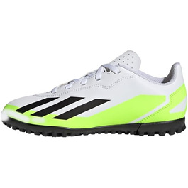 Дитячі футбольні бутси adidas X Crazyfast.4 Turf (38 2/3 EU) Cloud White/Core Black/Lucid Lemon