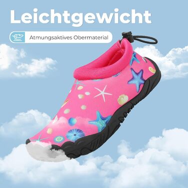 Дитячі шкарпетки-капці для плавання Mishansha: дихаючі, швидковисихаючі, антиковзкі, розмір 24-35, блакитний/рожевий