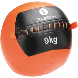 Медичний м'яч Sveltus 9 кг, 35 см, wall ball для фітнесу