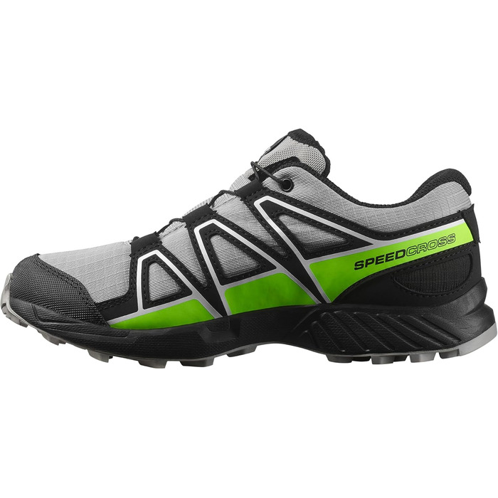 Черевики трекінгові Salomon Speedcross Waterproof для хлопчиків, 35 EU, Alloy Black Green Gecko