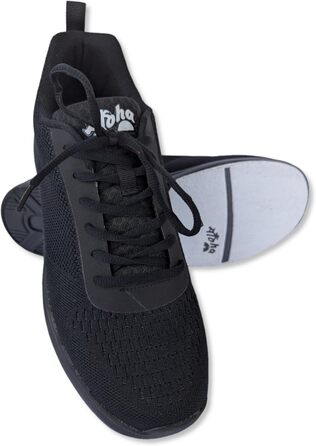 Жіноче/Чоловіче/Юнацьке взуття для боулінгу Aloha HexaGo – для правші та лівші, чорний, 38 EU